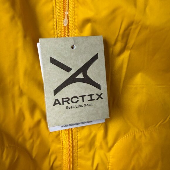 Brand New Arctix Women's Valley Fleece Lined Yellow Rain Jacket, Bamboo, 3X - Picture 12 of 13
